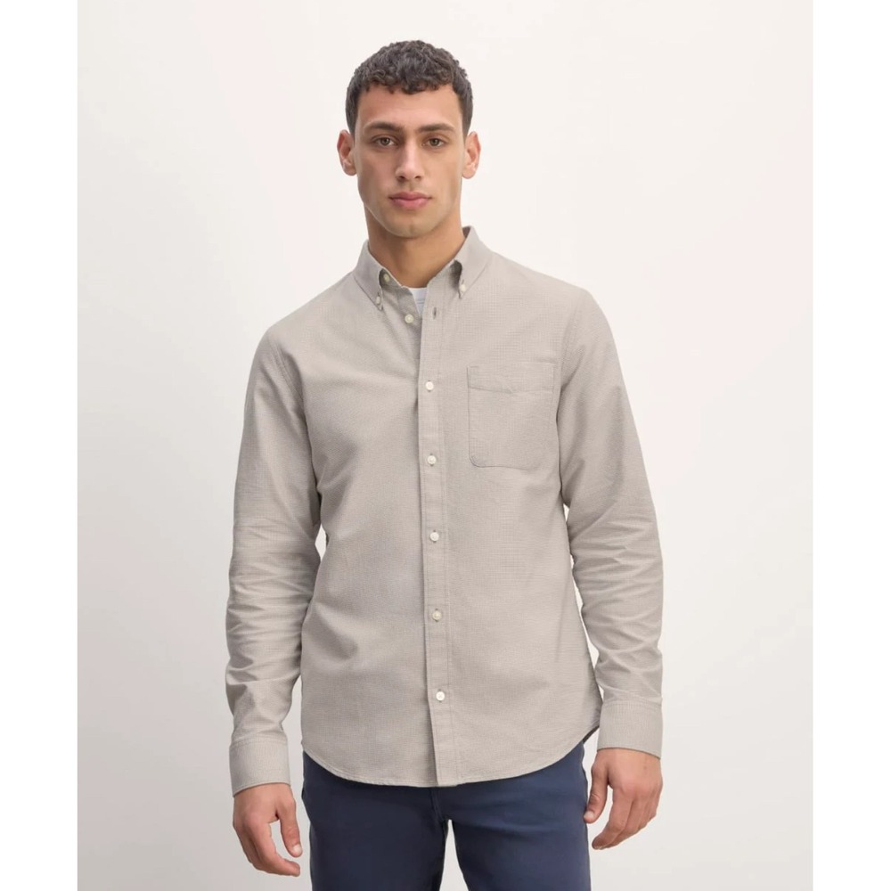 Everlane Uniform Standard Fit Long Sleeve Button Down Shirt Men's Size‎ L